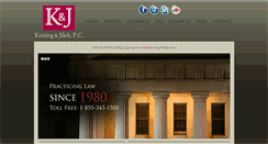 Desktop Screenshot of koningjilek.com